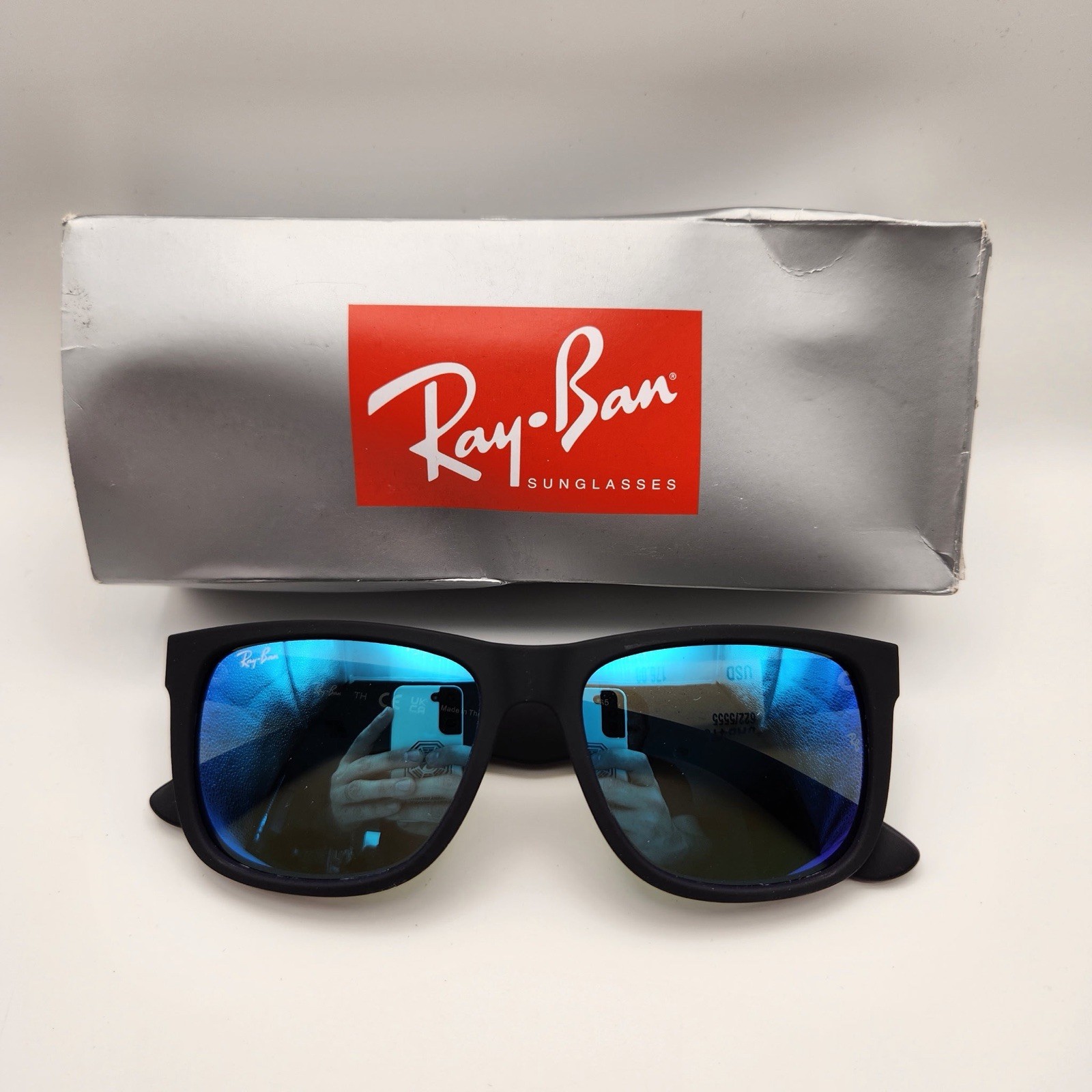 Ray-Ban Jack Polarized Sunglasses With Polished Black Frames