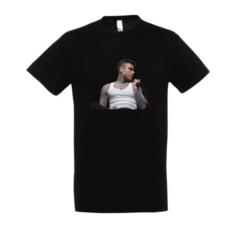 FEDEZ T-SHIRT 100% COTTON KNIT T-SHIRT SINGER SANREMO