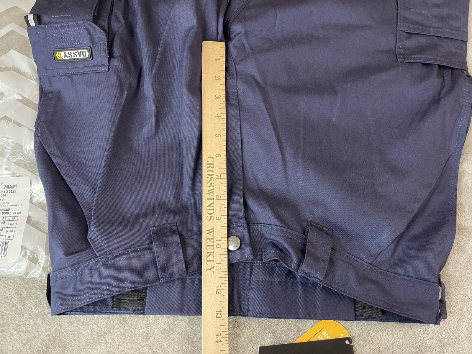 Dassy Miami Work Trousers Pants Knee Pockets 36×32 New With Tags.