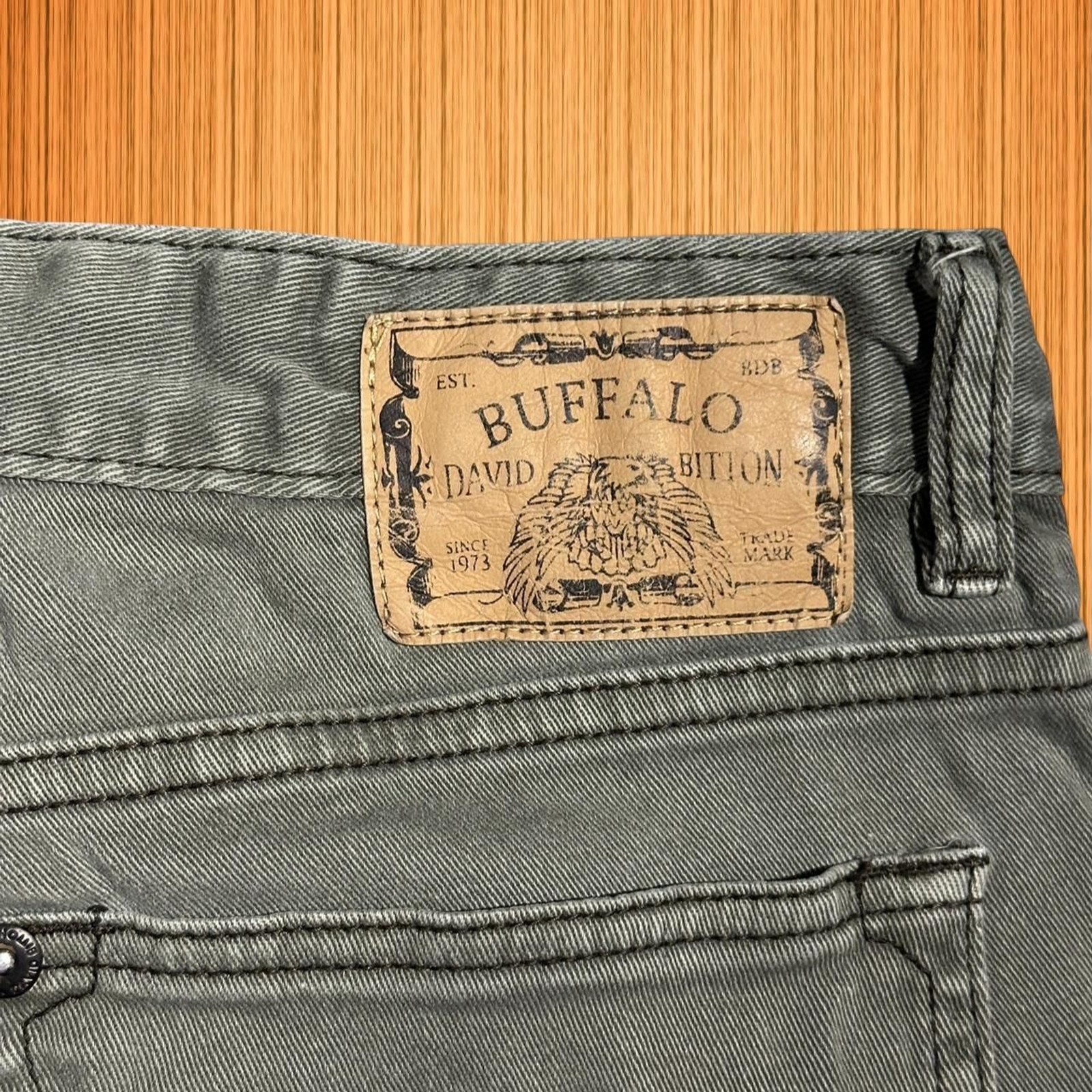 Buffalo David Bitton green denim jeans