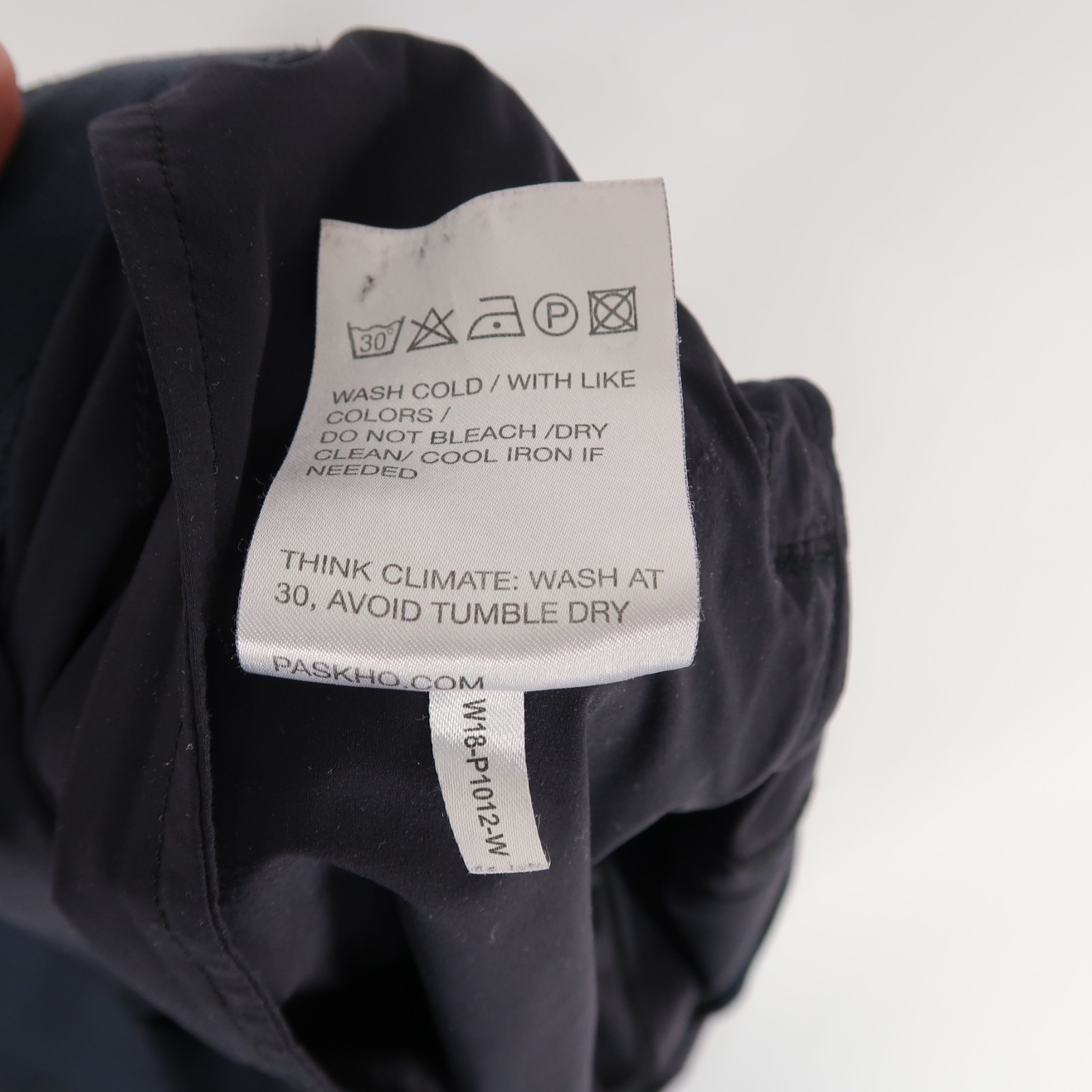 Paskho Conscious Long Haul Pants Womens L Black Flight Travel Zipper Pockets