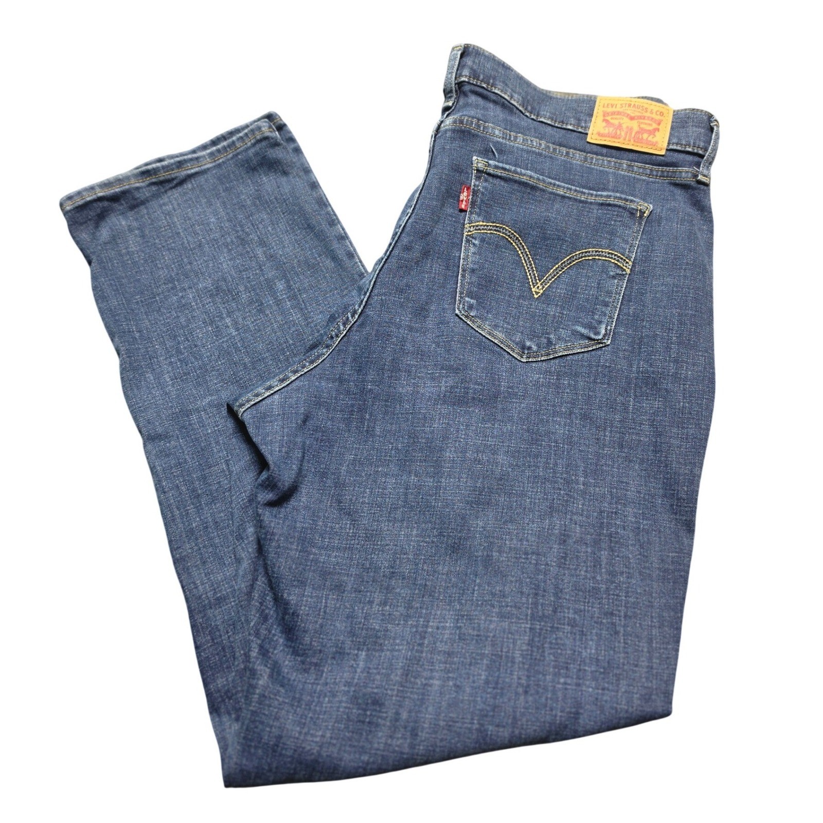 Levis Classic Straight Jean Womens 16M W33 L30 Medium Wash Blue Denim 39250-0030