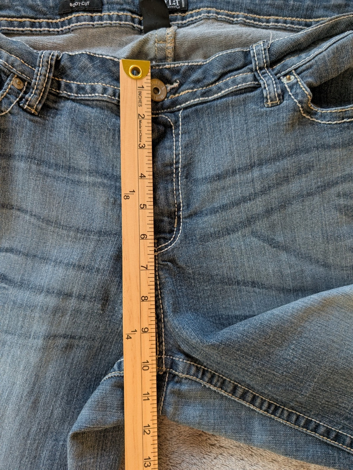 A.N.A a New Approach Jeans Women’s Size 20W Blue Boot Cut Embroidered Pockets