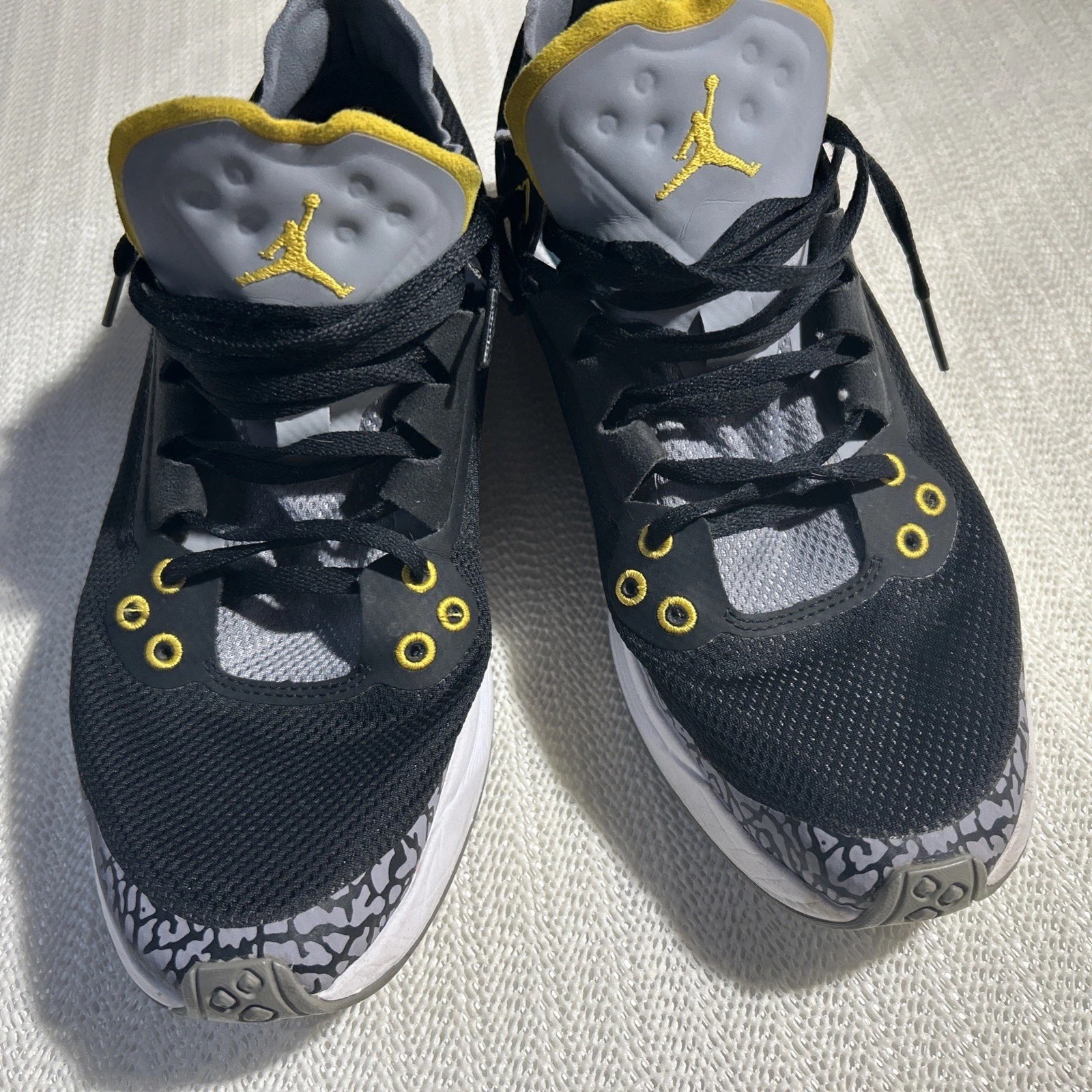 Jordan 88 Racer Varsity Maize Men’s Shoes Black/Multicolor Size 9.5 NWB)