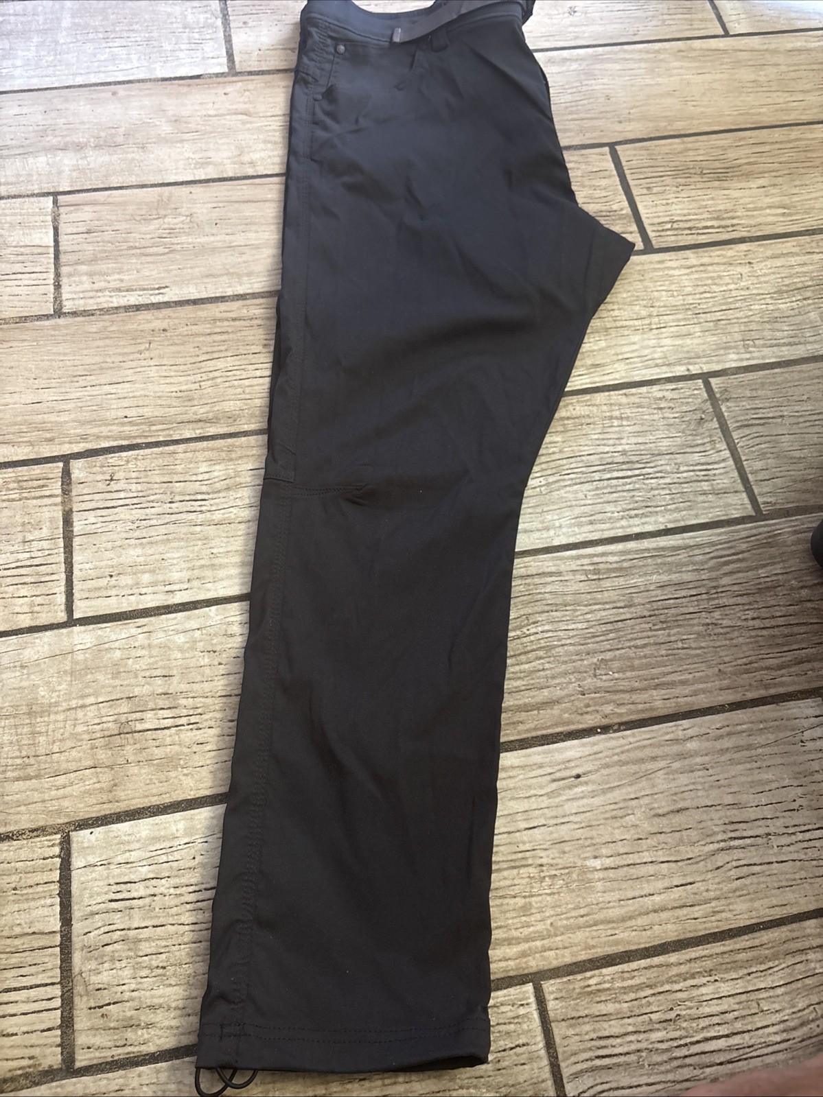 Wrangler All Terrain Gear Mens Black Hiking Outdoor Pants 40×30