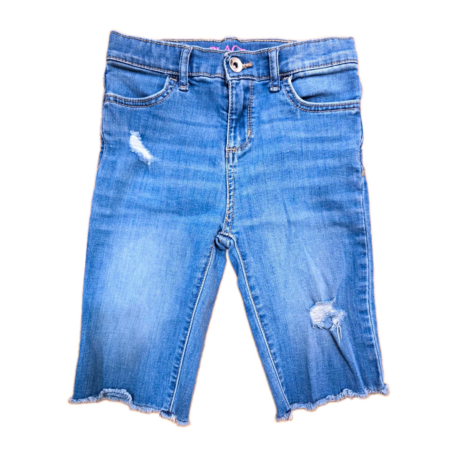The Children’s Place Girls 10 Blue Slim Skinny Denim Jeans Button Pockets
