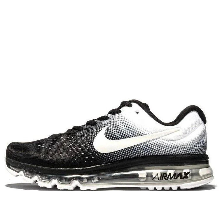Mens US 7-13 Nike Air Max 2017 Black/White Runners Casual Sneakers Brand New✅