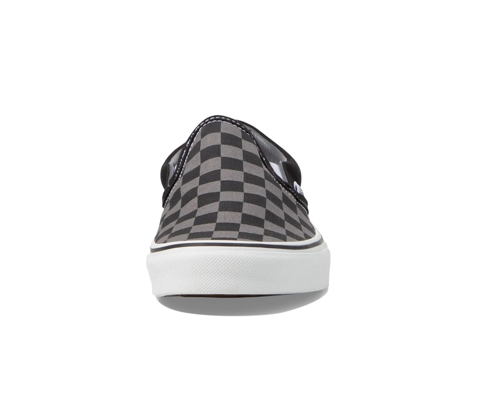 Vans Classic Slip-On Black Pewter Checkerboard Sneakers Shoes New