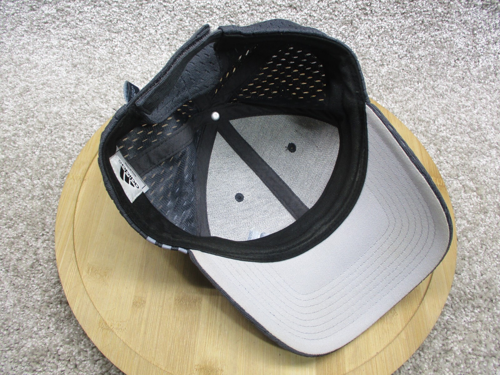 Adidas Hat Youth Gray Mesh Adjustable Sports School Outdoor Gym Baseball GUC