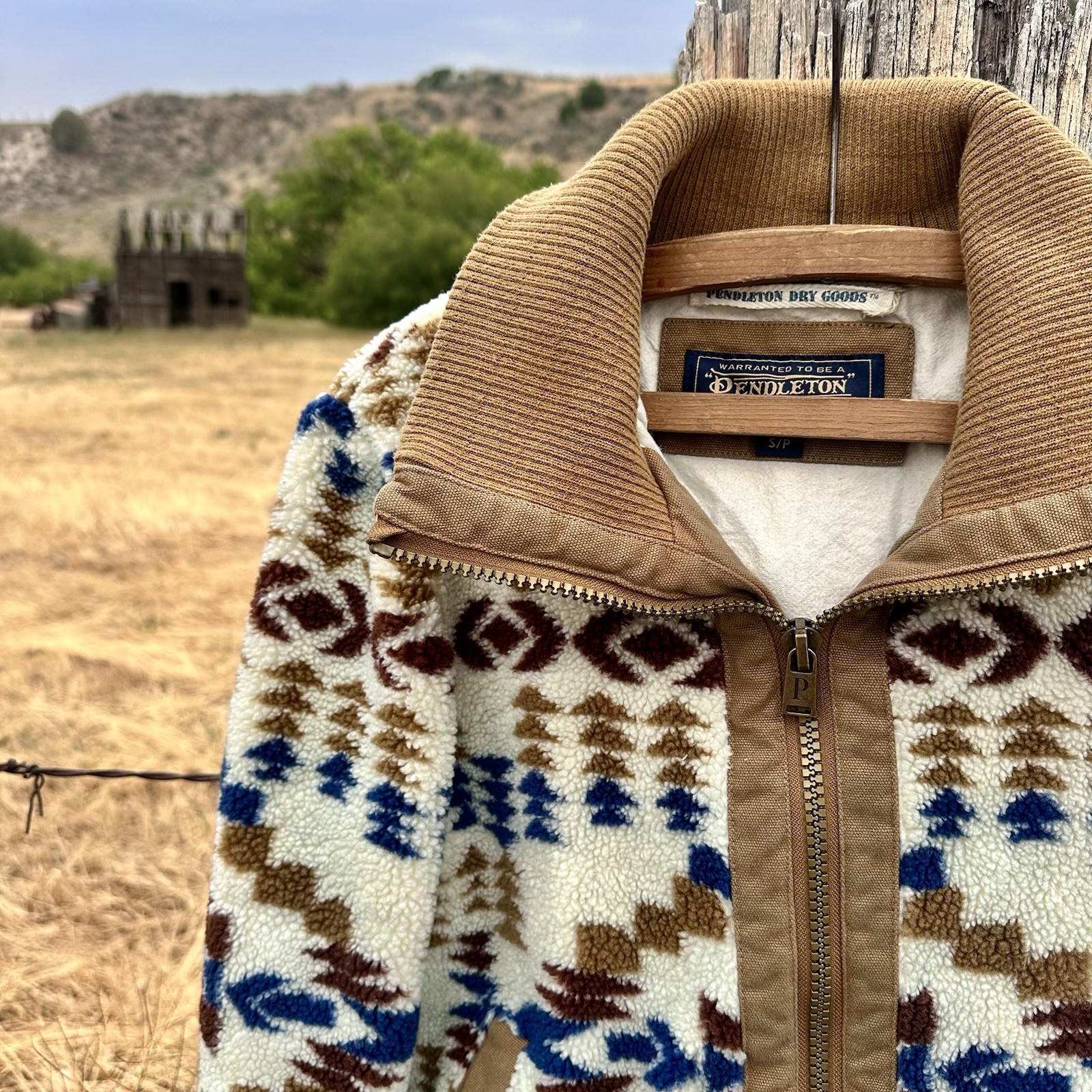 Pendleton Foxglove Fleece Bomber Jacket Juniper Mesa Range Western NWOT Small