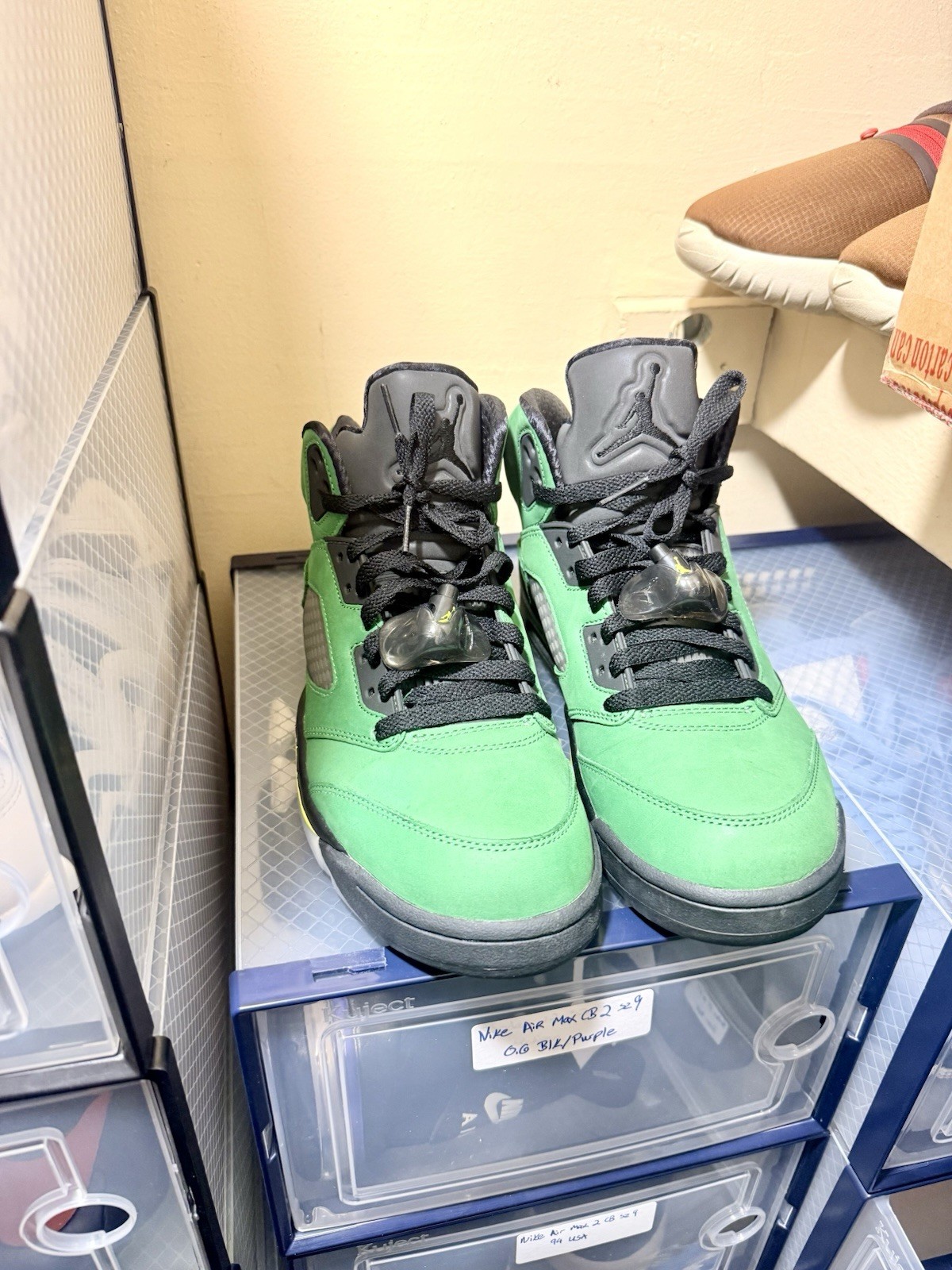 Nike Air Jordan 5 Retro SE CK6631-307 Oregon Apple Green, Size 8.5