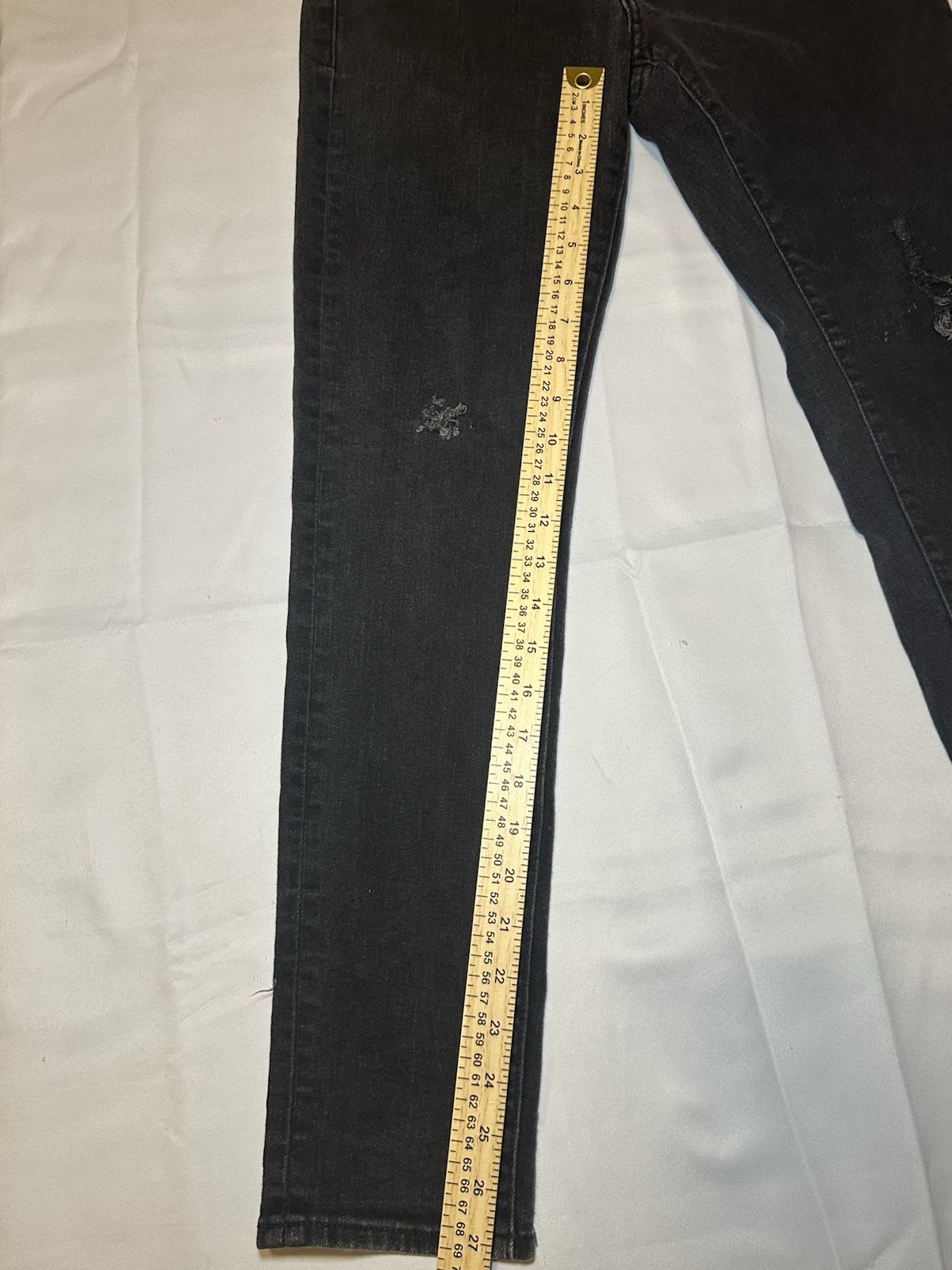 American Eagle Airflex+ Jeans Mens 29×30 Black Distressed Denim Y2K Grunge