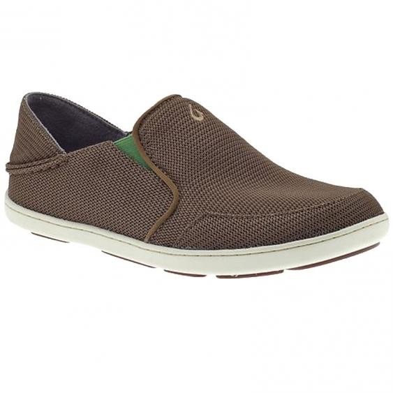 Olukai Nohea Mesh Mens Slip On Sneakers Mustang Lime Peel 10188-13AP Size 9.5