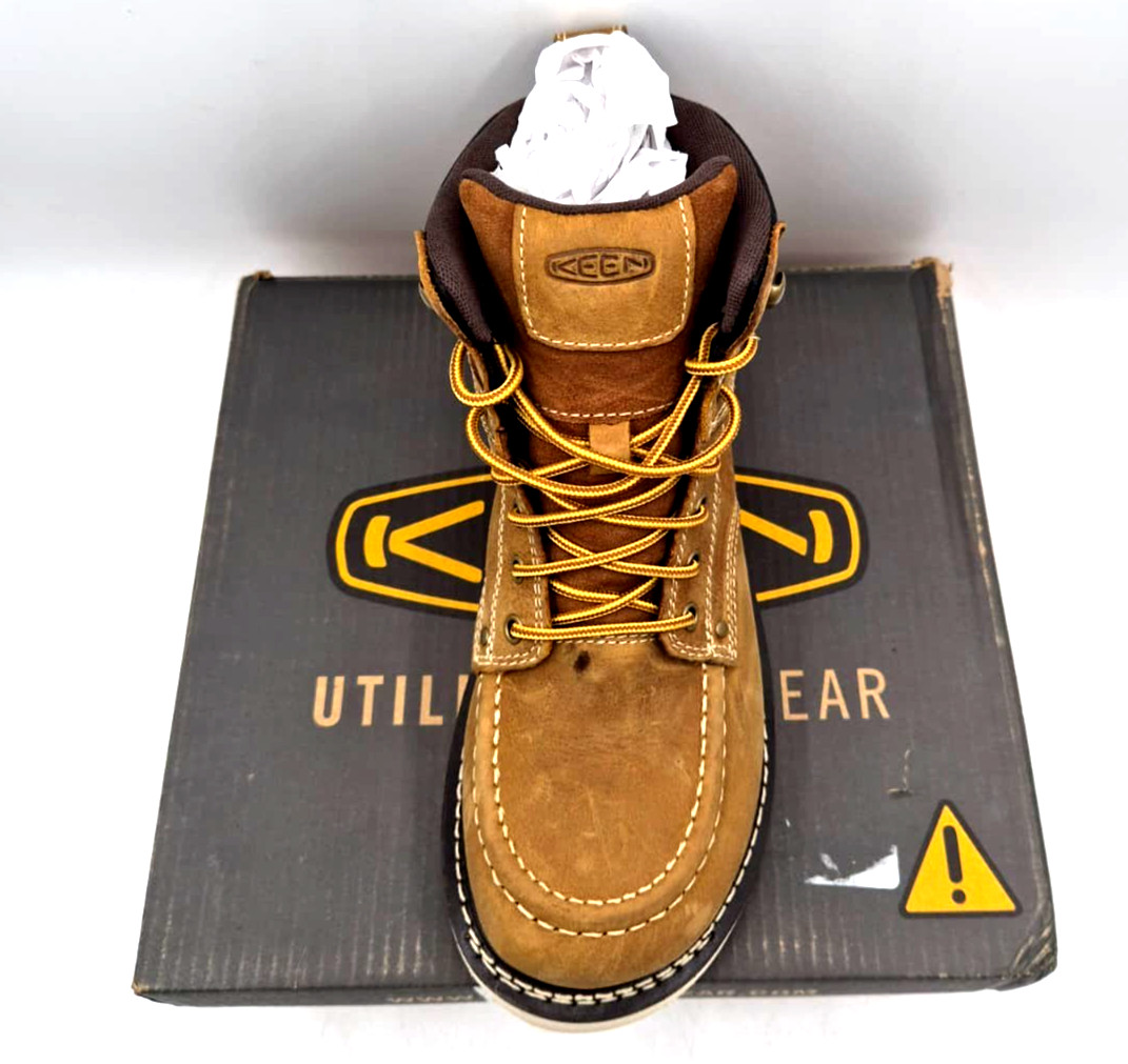 Keen Utility Footwear Size 9D Cincinnati 6″ Belgian/Sandshell Soft Toe Boots Men