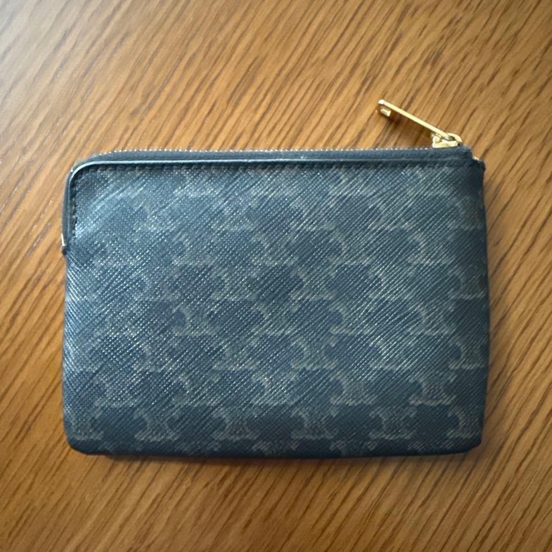 CELINE logo coin case Celine Triomphe