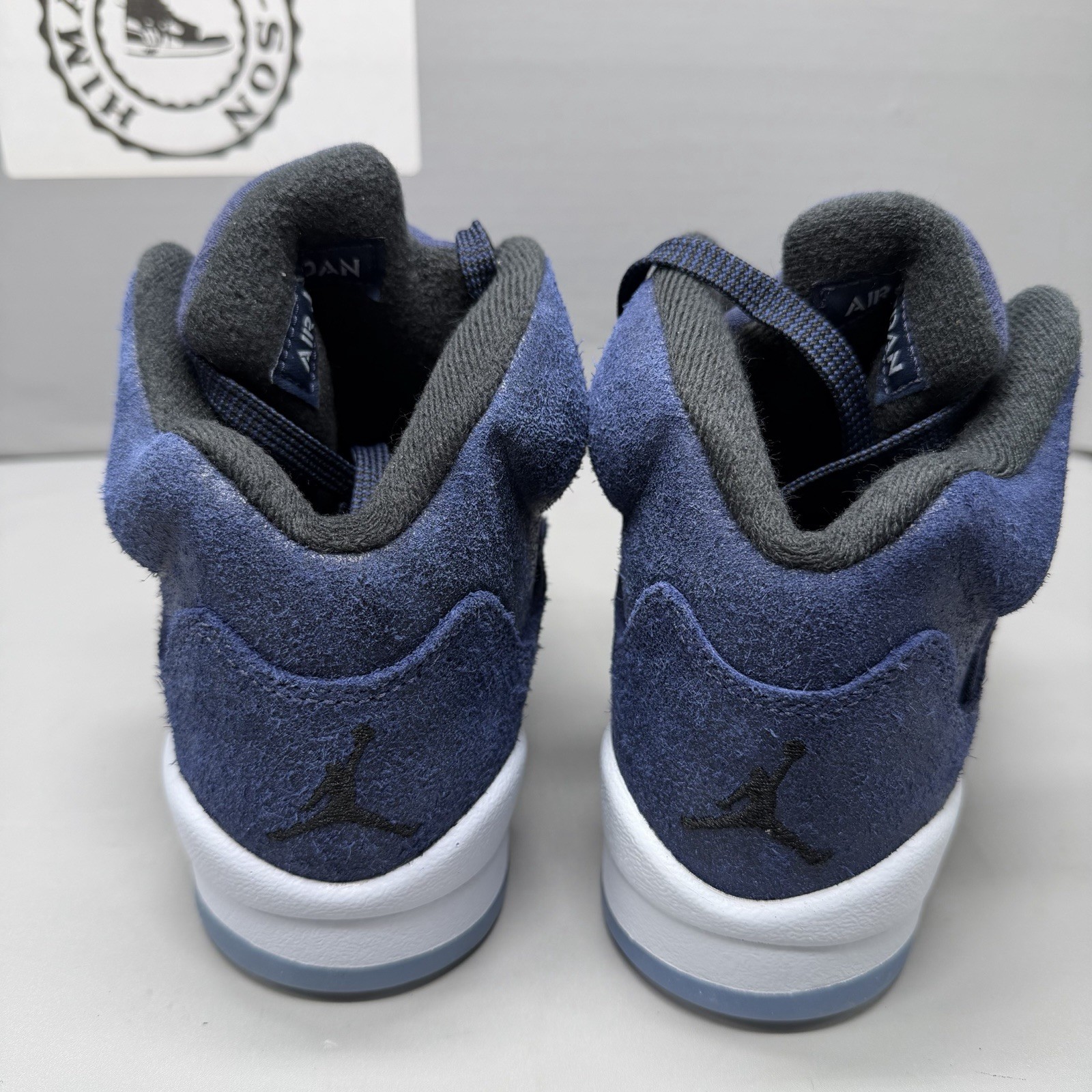Air Jordan 5 Retro Midnight Navy Sneaker FN5452-400 Youth Sz 6Y Women 7.5 Bgrade