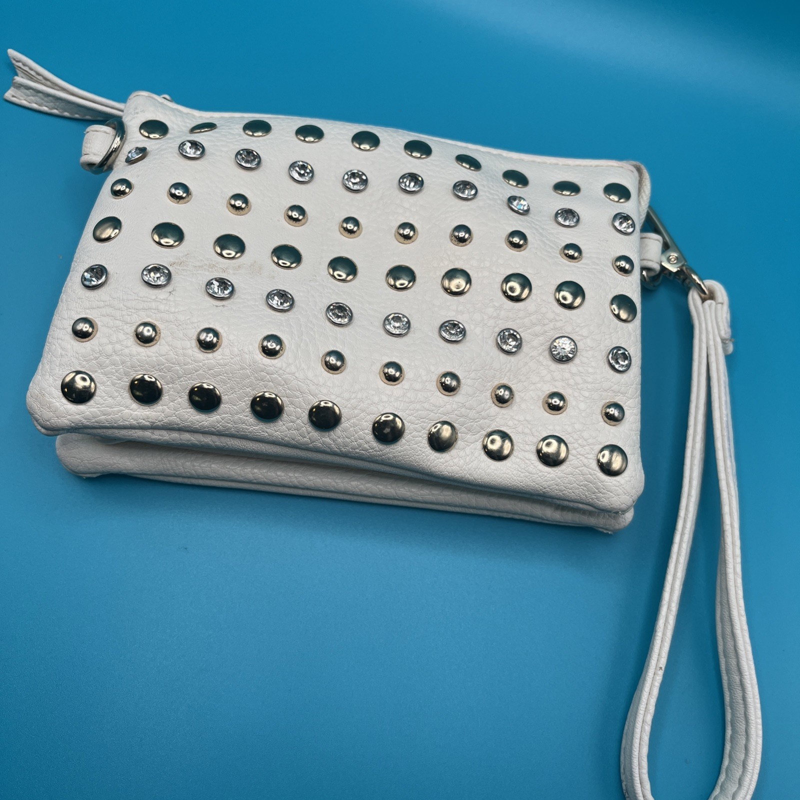 Charming Charlie Gold & Diamond Studded Clutch – FREE SHIPPING