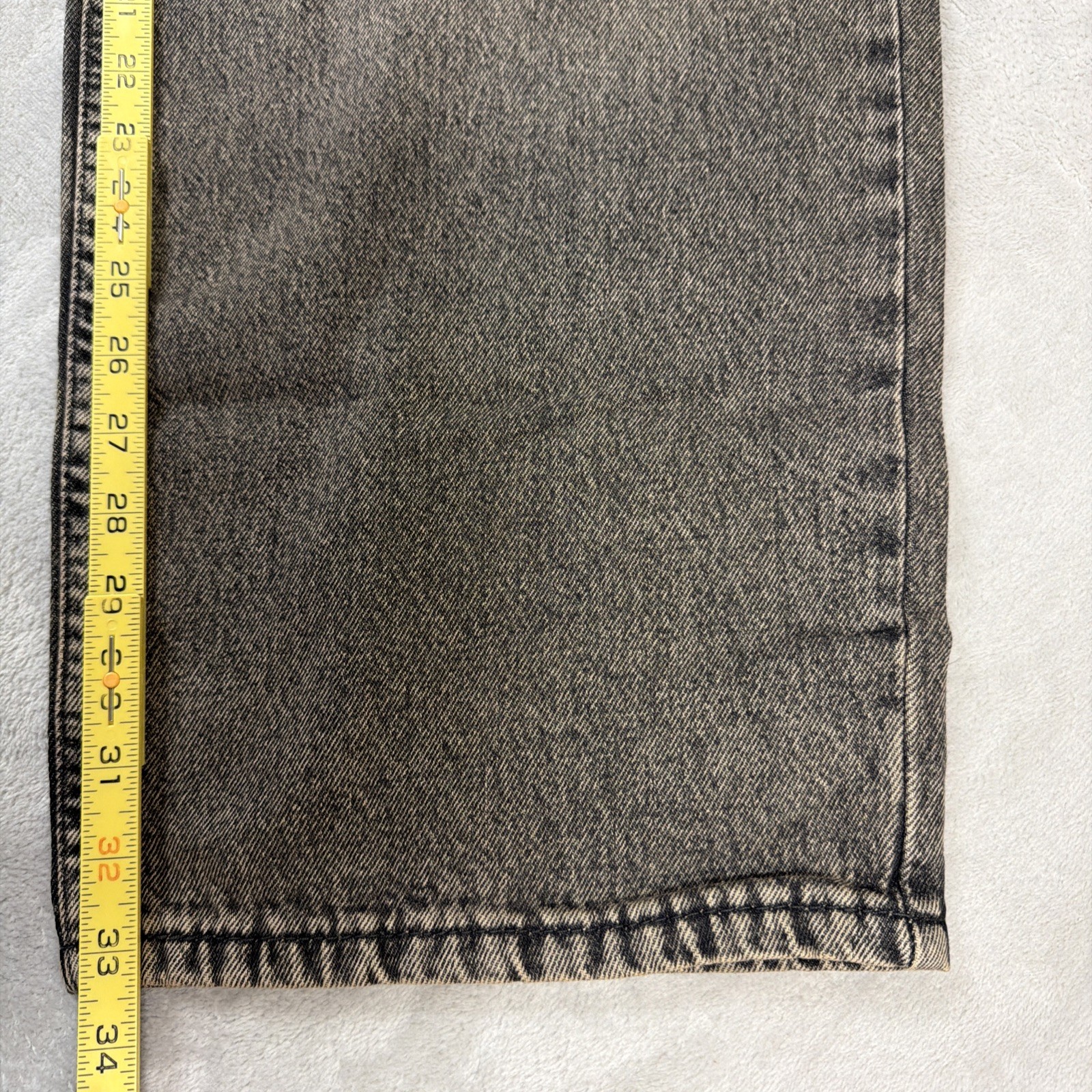 Levi’s 578 Baggy Denim Jeans Men’s Size 36×34 Gray Cotton Y2K