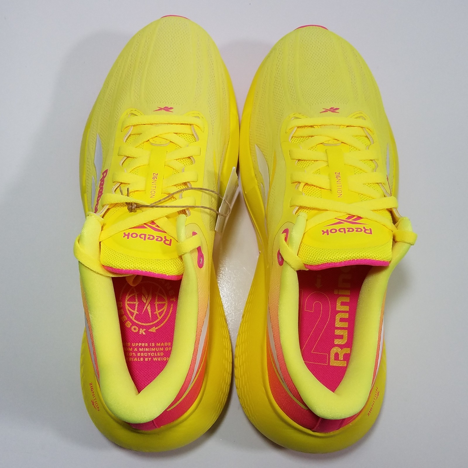 Reebok Zignition “Electric Yellow Atomic Pink” – Women’s Size 7.5 – 100233834