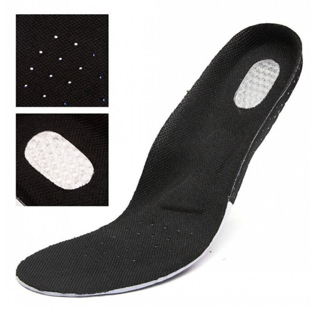 Men Insoles Gel Orthotic Sport Running Insert Shoe Pad Arch Support Heel Cushion