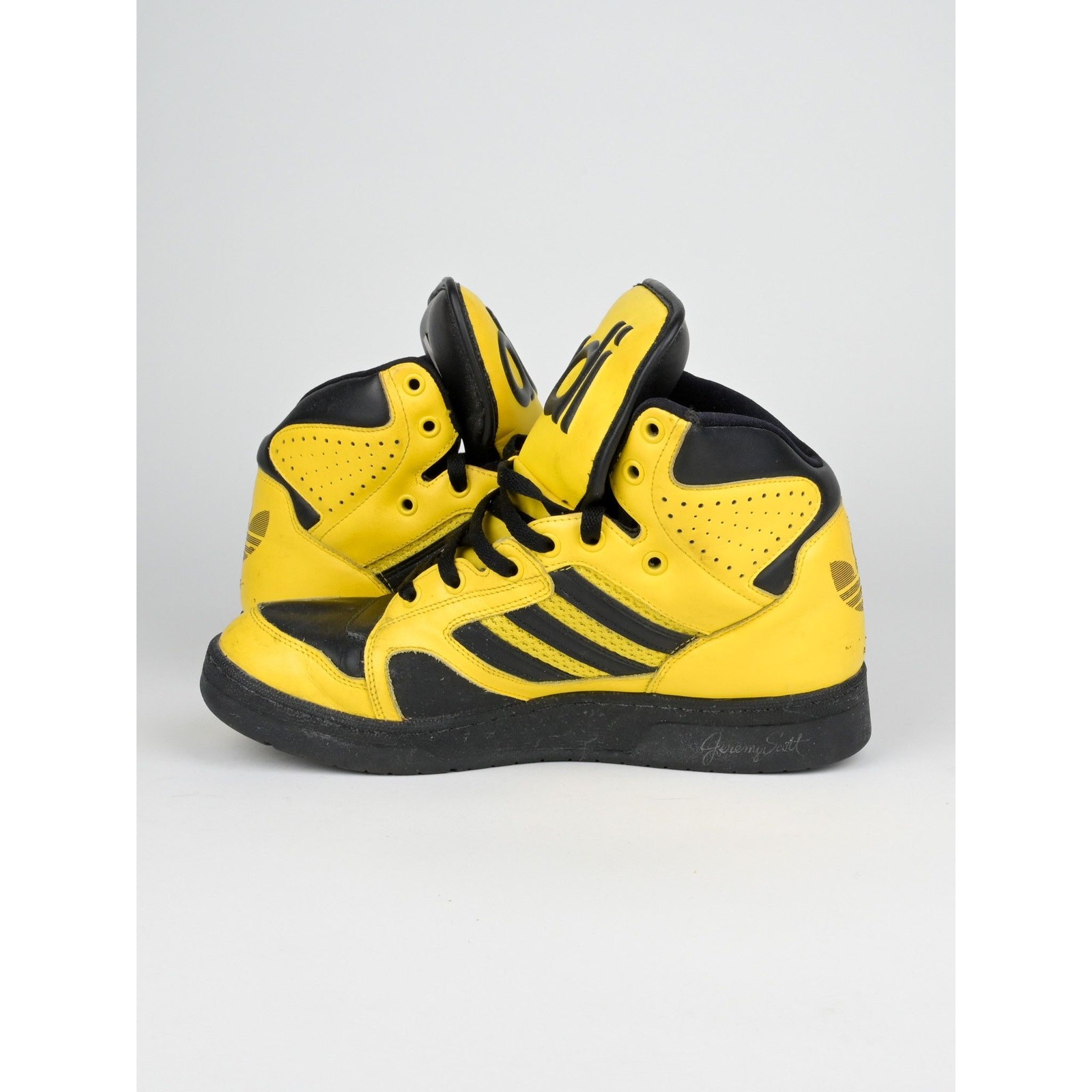 Adidas x Jeremy Scott S/S 2012 Instinct Hi (Black/Yellow) – Size 10
