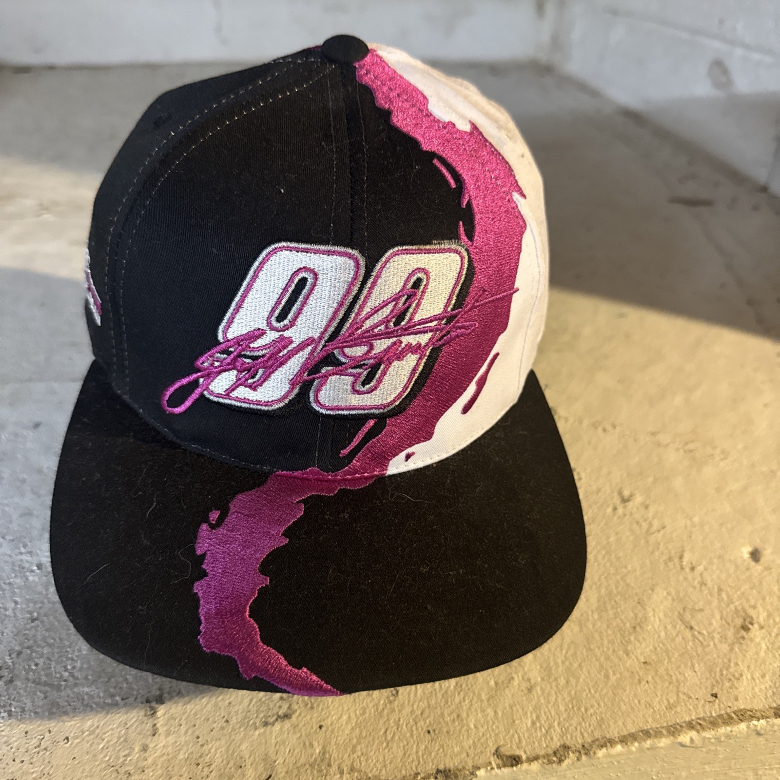 Jeff Burton #99 Nascar Splash Snapback Hat Race Vintage Cap Tultex Track Gear