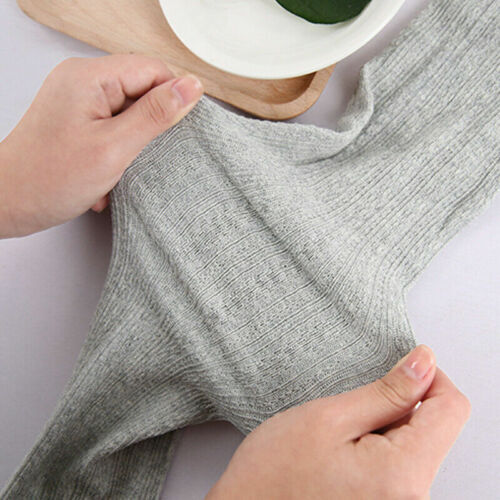 Women Woolen Yarn Knitted Footed Tights Pantyhose Winter Warm Stretch Stockings