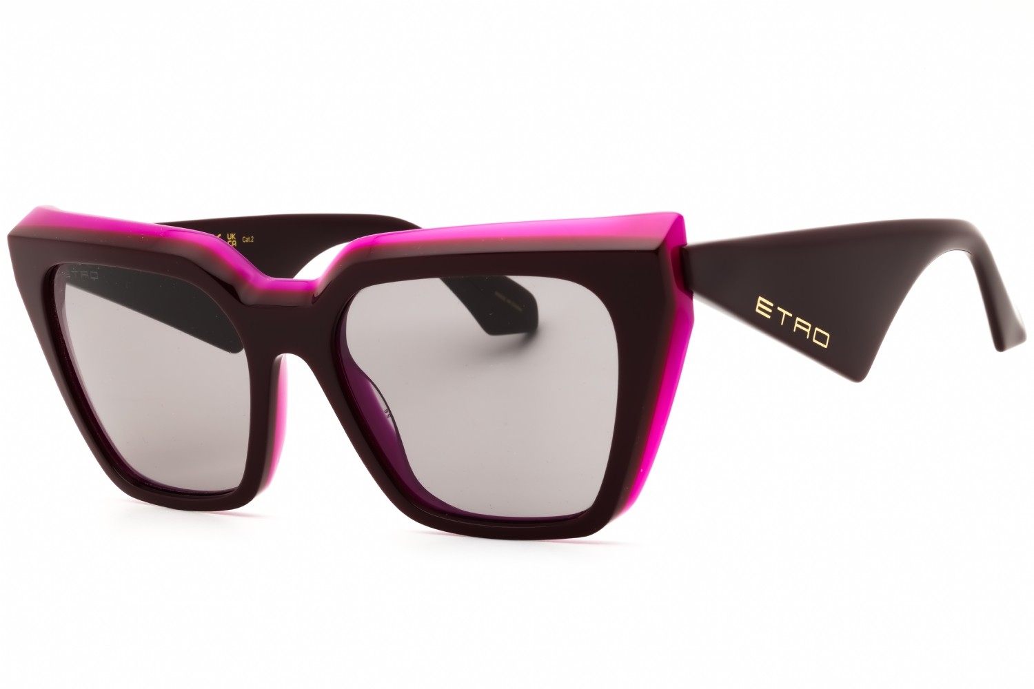 ETRO ET096-FOW-55 Sunglasses Frame Size 55mm 140mm 18mm PLUM Men