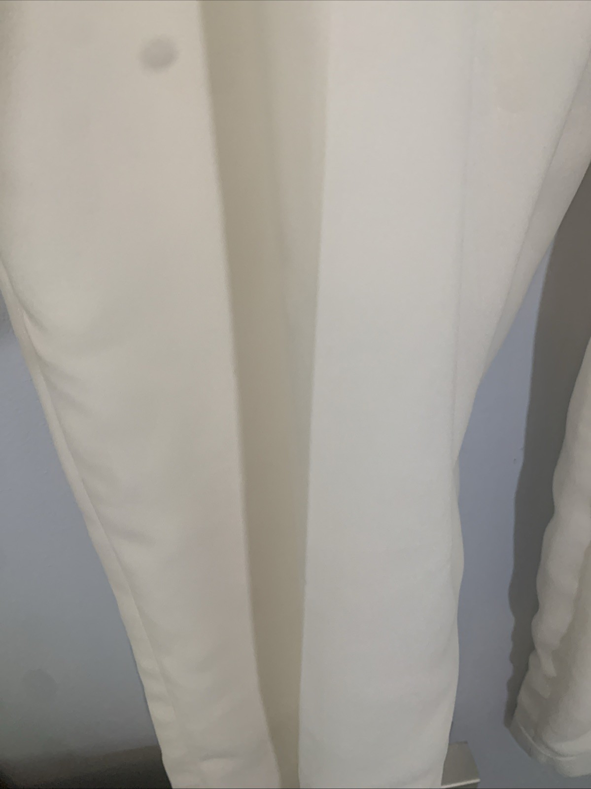 LRL Black Label Wide Leg Trouser Pants Women Size 16 Winter Cream Inseam 29.5 in