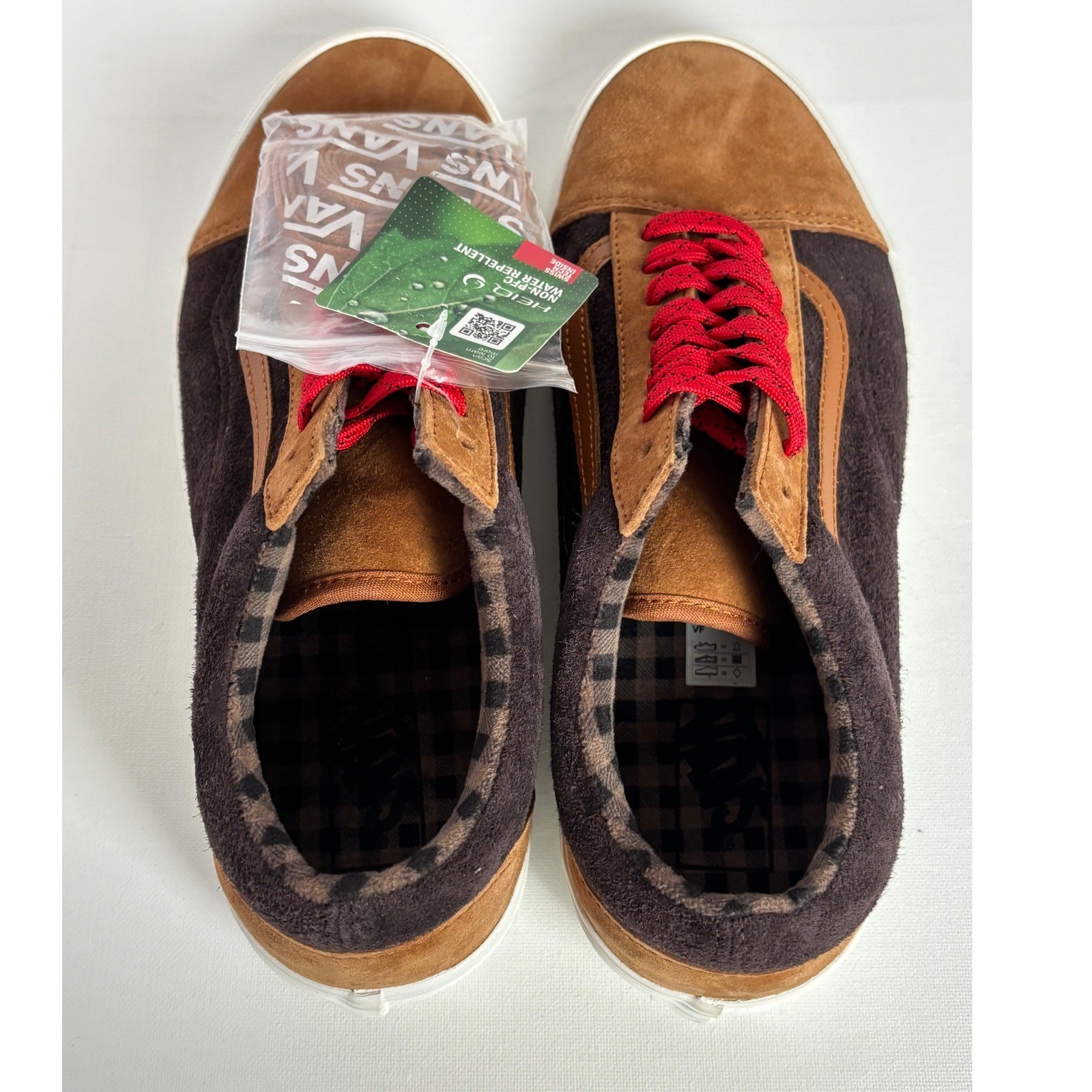NEW Vans Old Skool Brown Suede Water Repellent Sneakers Mens 10 Gorpcore