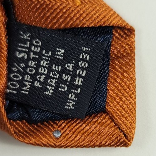Nautica Neck Tie – Orange w/ polka dots Classic Length 57″-60.