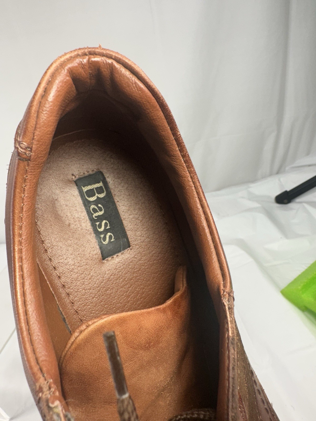 BASS MIDFIELD LEATHER WALKING SHOE SNEAKER SIZE 13 M