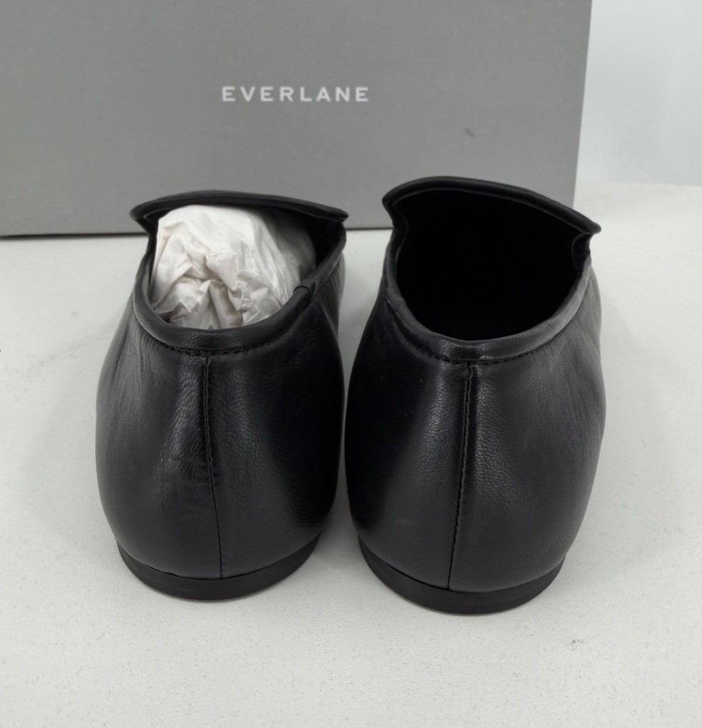 Everlane Italian Leather Day Loafer in BLACK size 8 Women’s Slip-on Flat