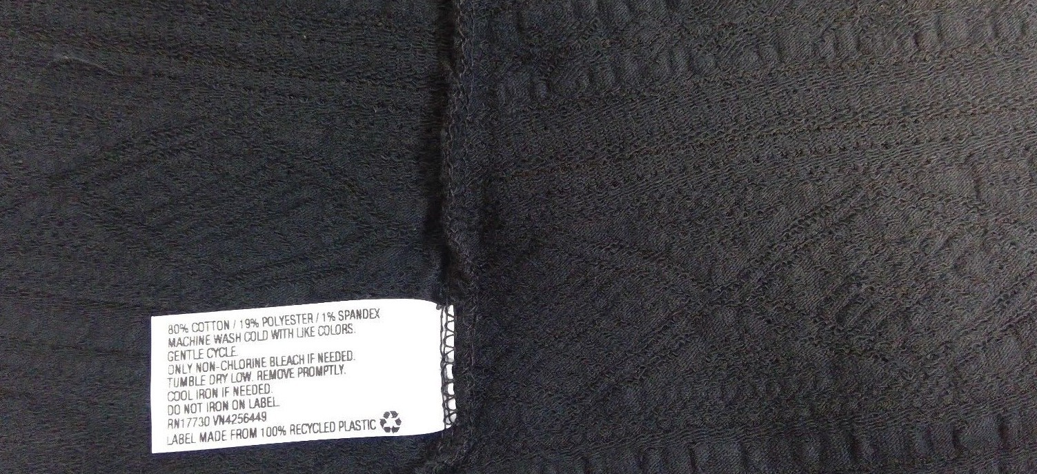 Set of 2 Women’s Black Mossimo Aztec Print Embossed Textured Tank Top