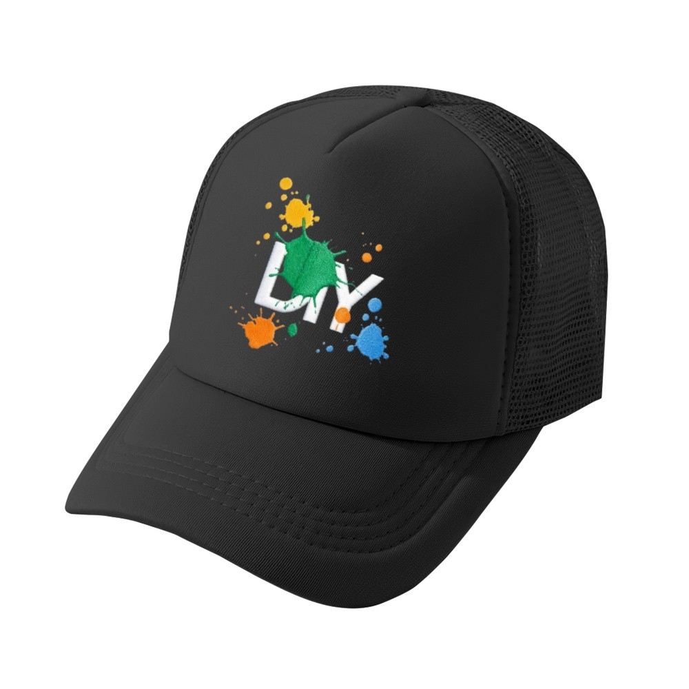 Curved Mesh Fishing Trucker Hat Custom Logo Name Photo Outdoor Daily Wear Cap