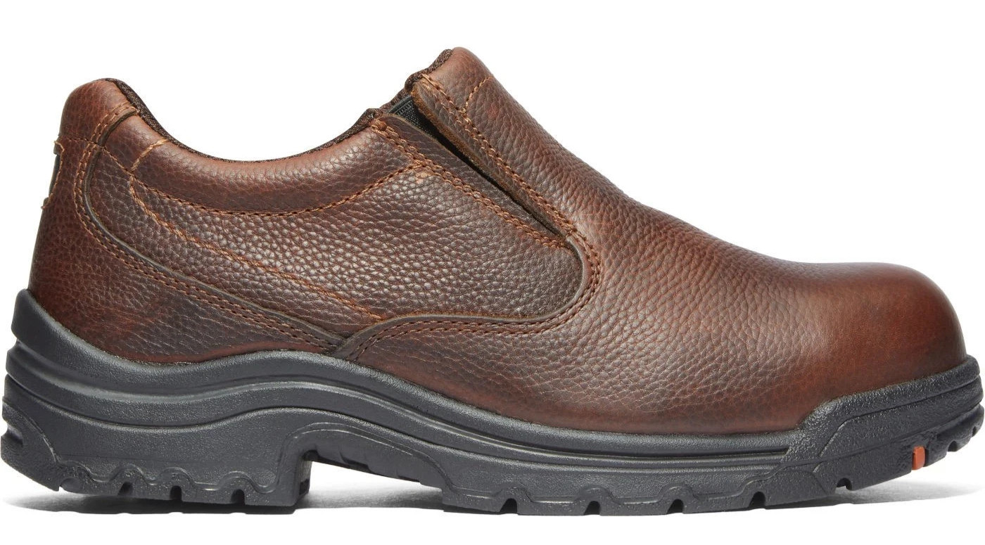 Timberland Pro, Titan Slip-On Alloy Safety Toe, Brown – Mens – NIB