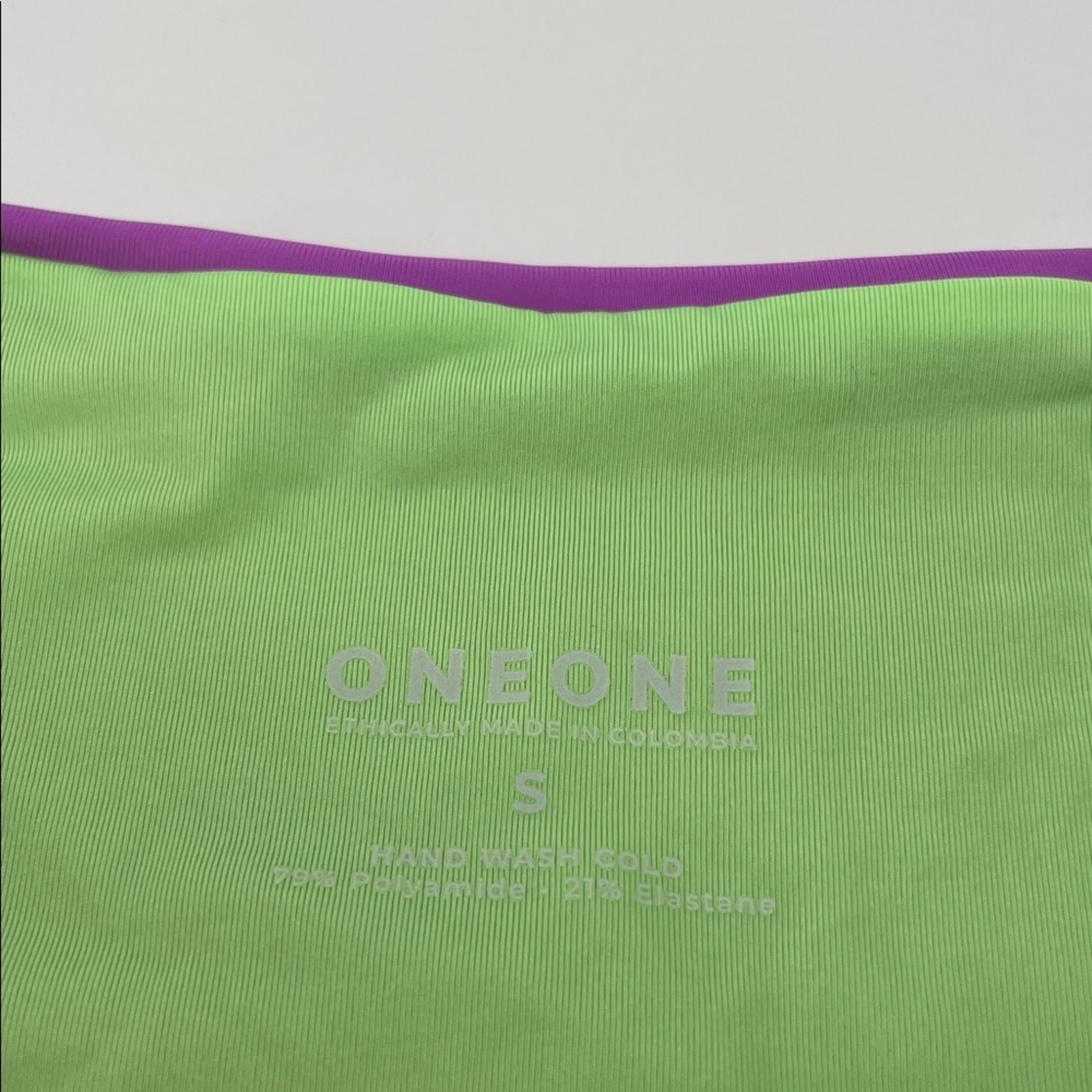 Oneone Swimwear Long Sleeve Top Set in Colorblock S D1