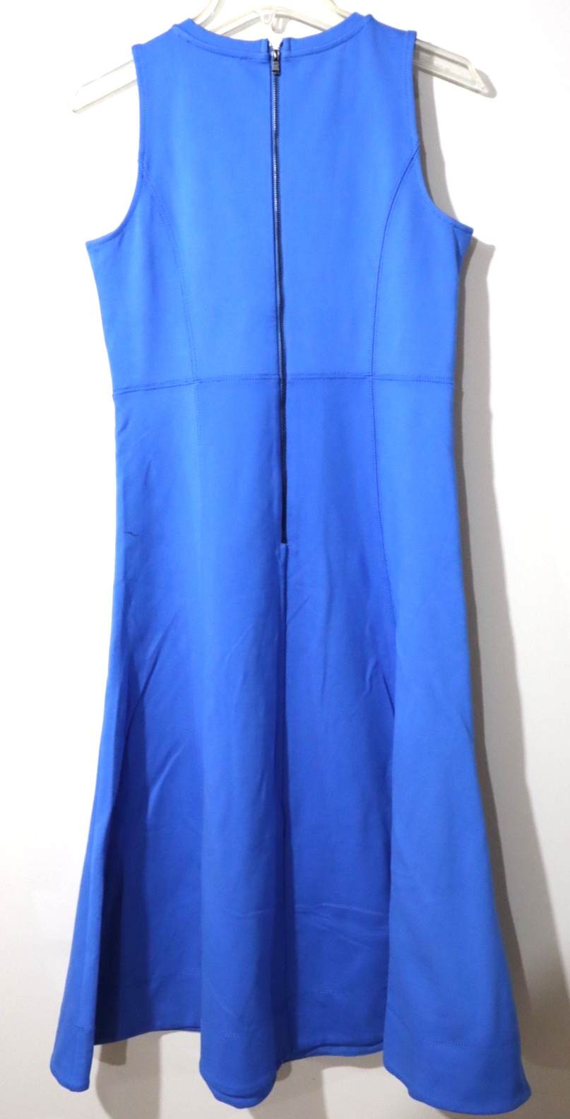 LOFT Ann Taylor Women`s Ponte Seamed Midi Tank Dress in Cobalt Blue size 14