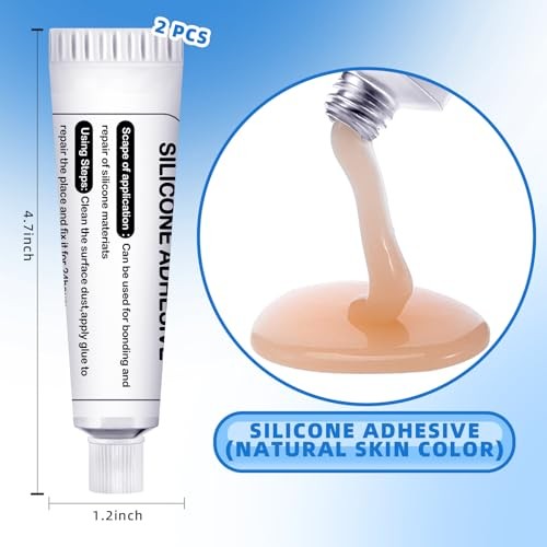 Pcs Silicone Adhesive Glue for Skin Doll Repair Flesh Color Soft Adhesive 2