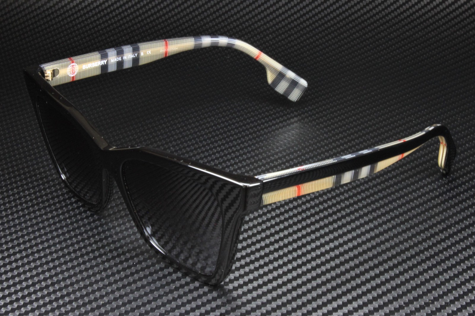 BURBERRY Elsa BE4346 39428G Black Lt Grey Grad Dk Blue 53 mm Women’s Sunglasses