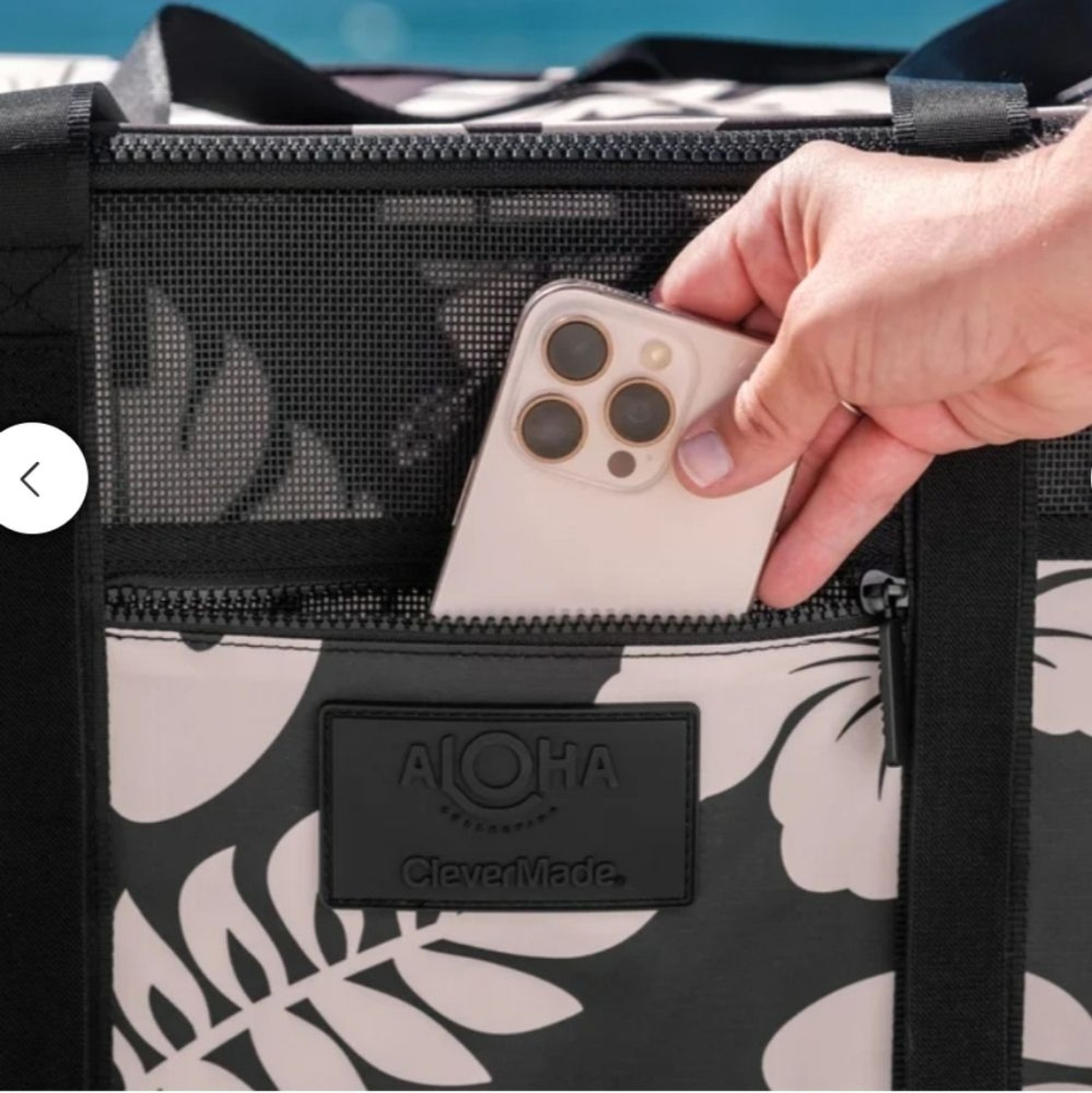 ALOHA Collection CleverMade Collapsible Beach Tote