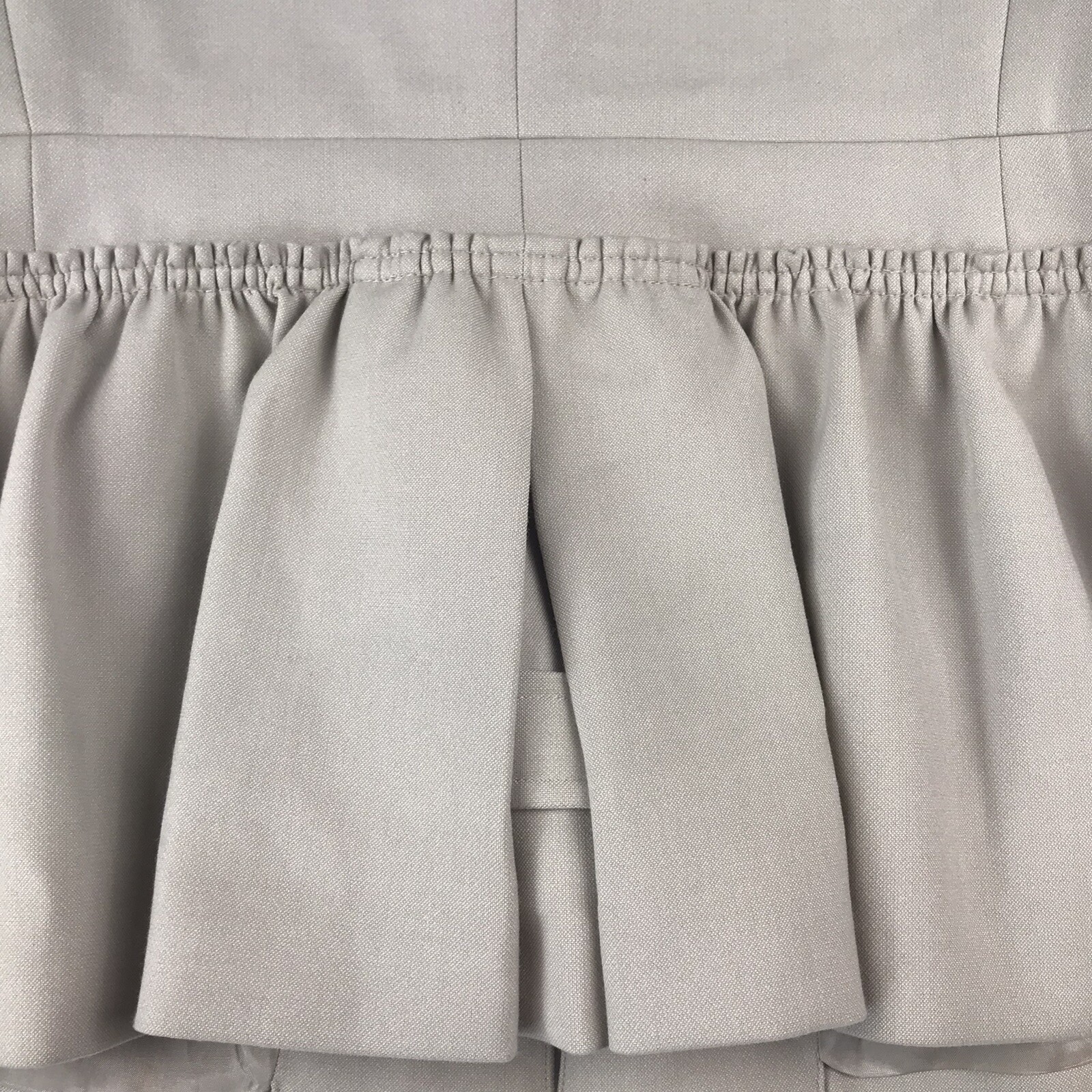 Robert Rodriguez Jacket Women’s 6 Beige Lined Coat Pockets Classy *