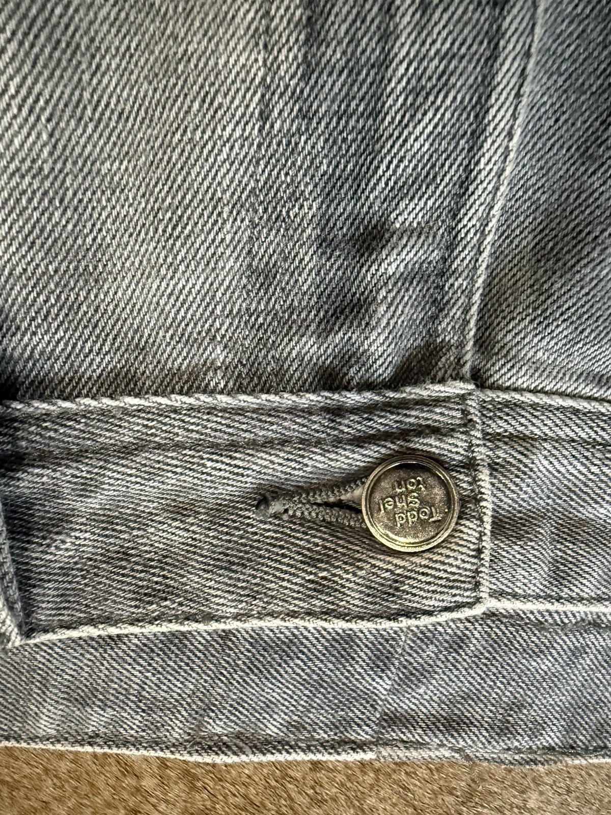 Todd Shelton Men’s Gray Straight Mid Rise Denim Jeans *Read Below*