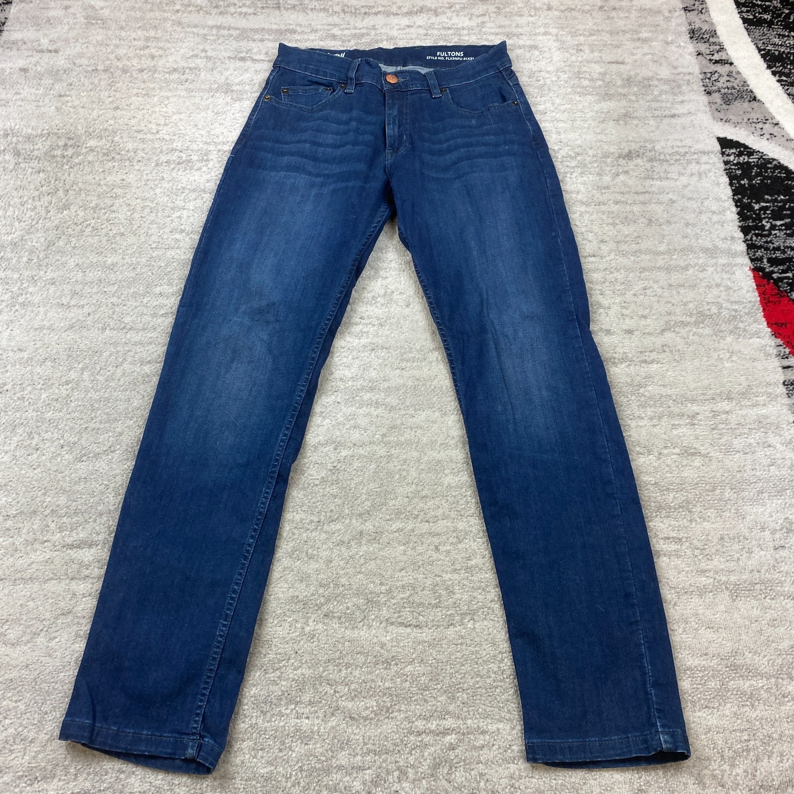 Mugsy Fultons Pants Mens 31 Blue Jeans Denim Pocket Western 31×32 Preppy Mens