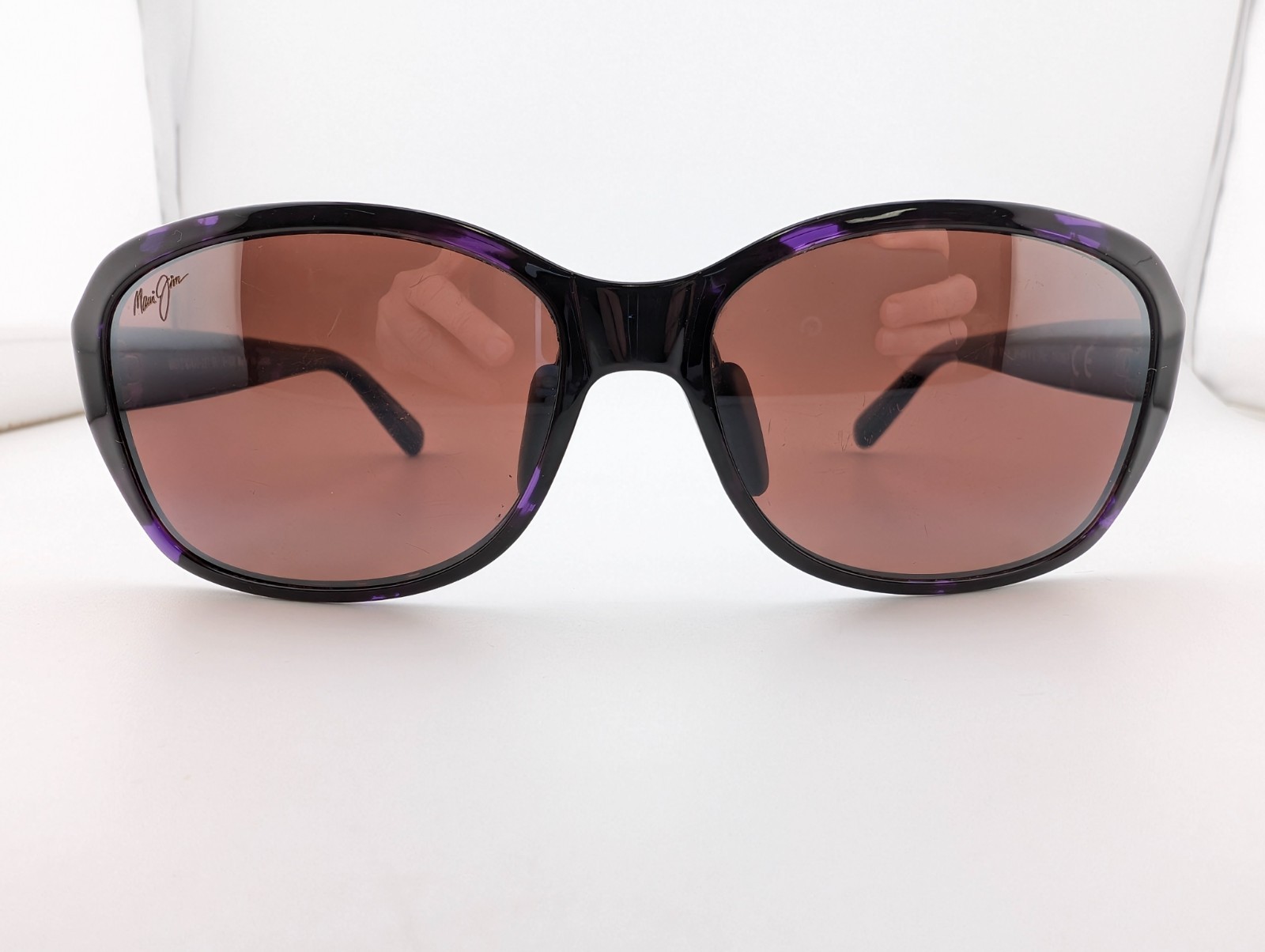 Maui Jim Sunglasses, Koki Beach MJ433-28T Purple Tort, 56-16-130, Plastic, Japan