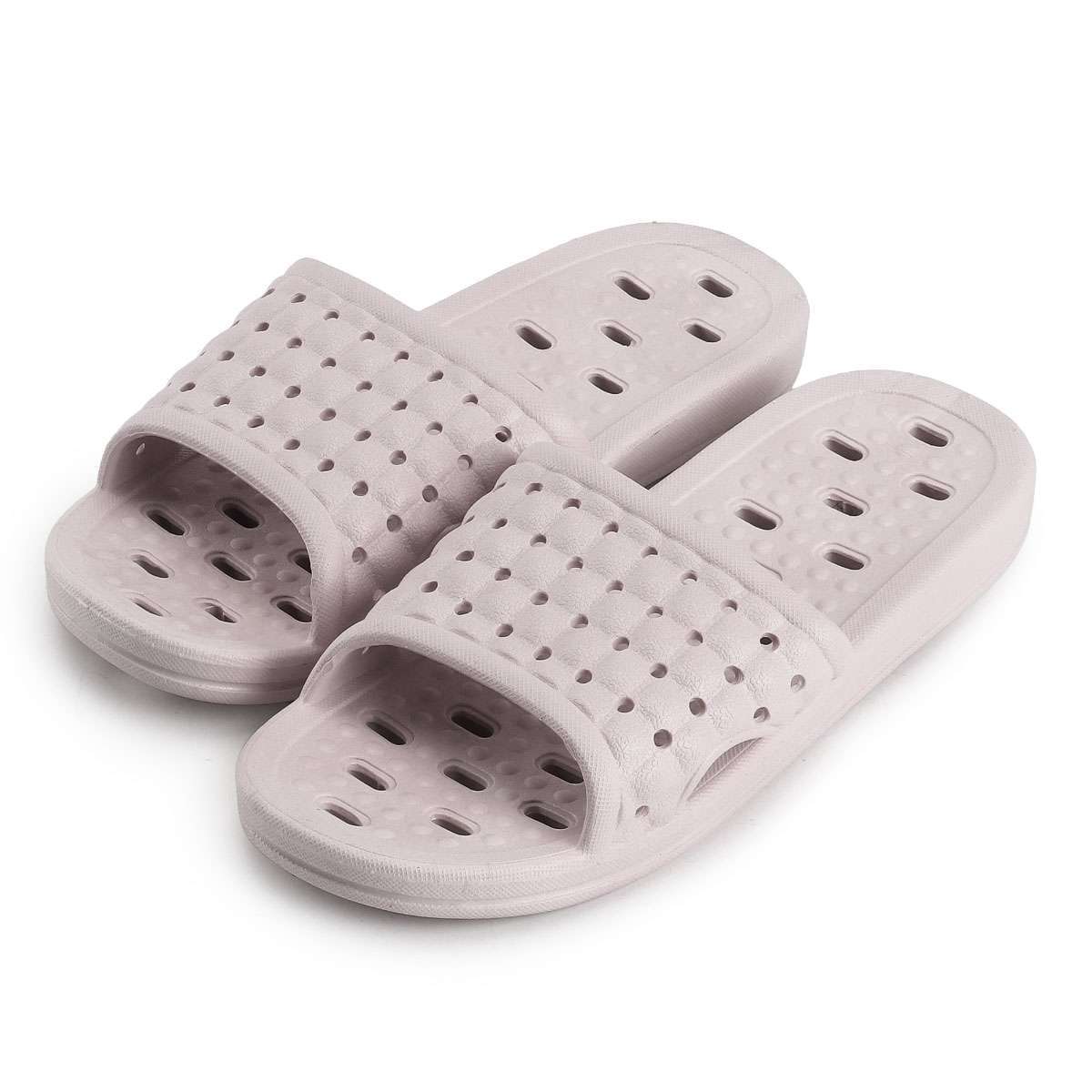 Womens Mens Slippers Bath Shower Non-Slip Bathroom Sandals Ourdoor Shoes w/Hole
