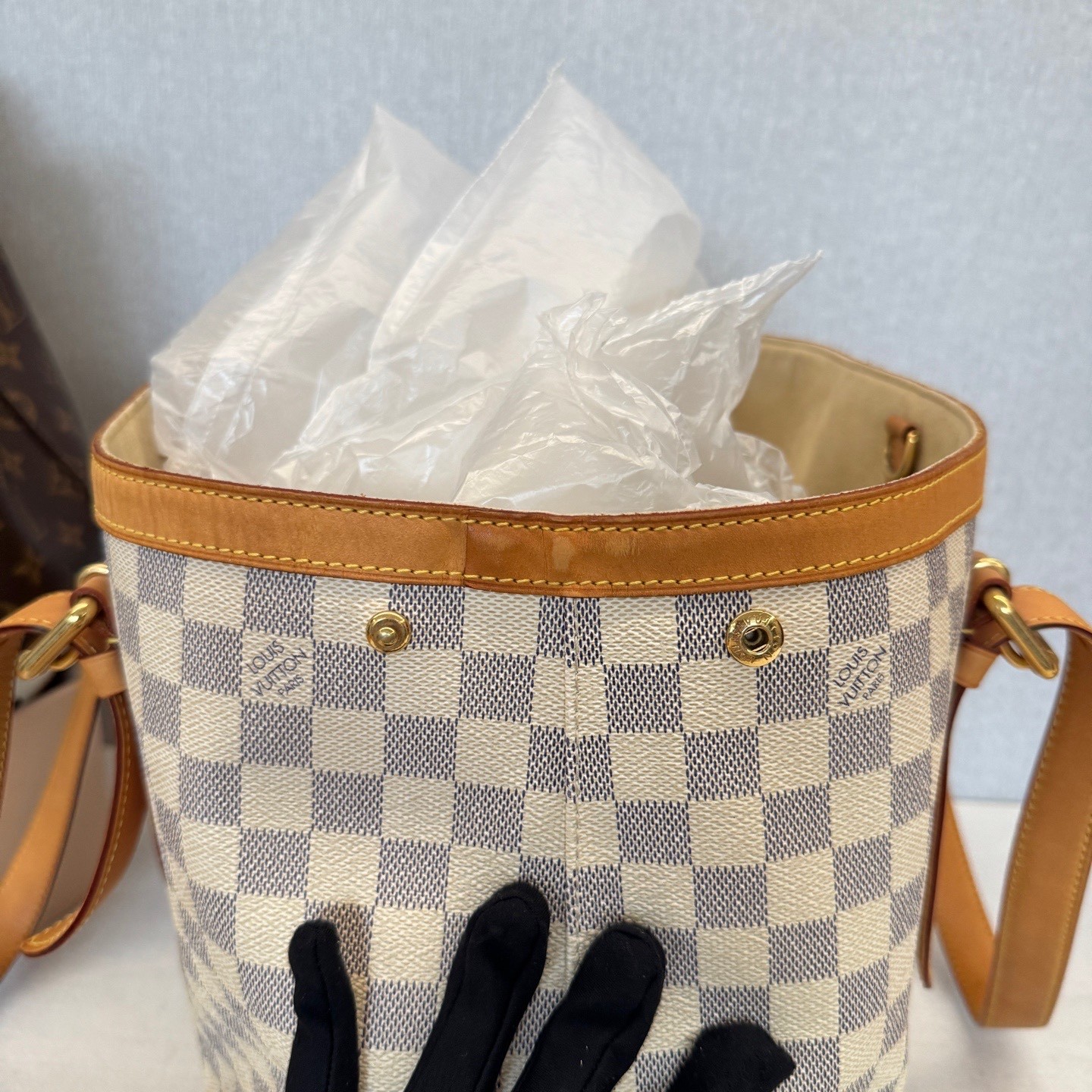 Louis Vuitton Pre-Owned Authentic Tote 35*29*17cm Free Tracked Shipping