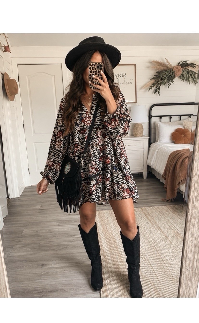 Show Me Your MUMU Floral Tribal Boho Mini Dress Size Medium