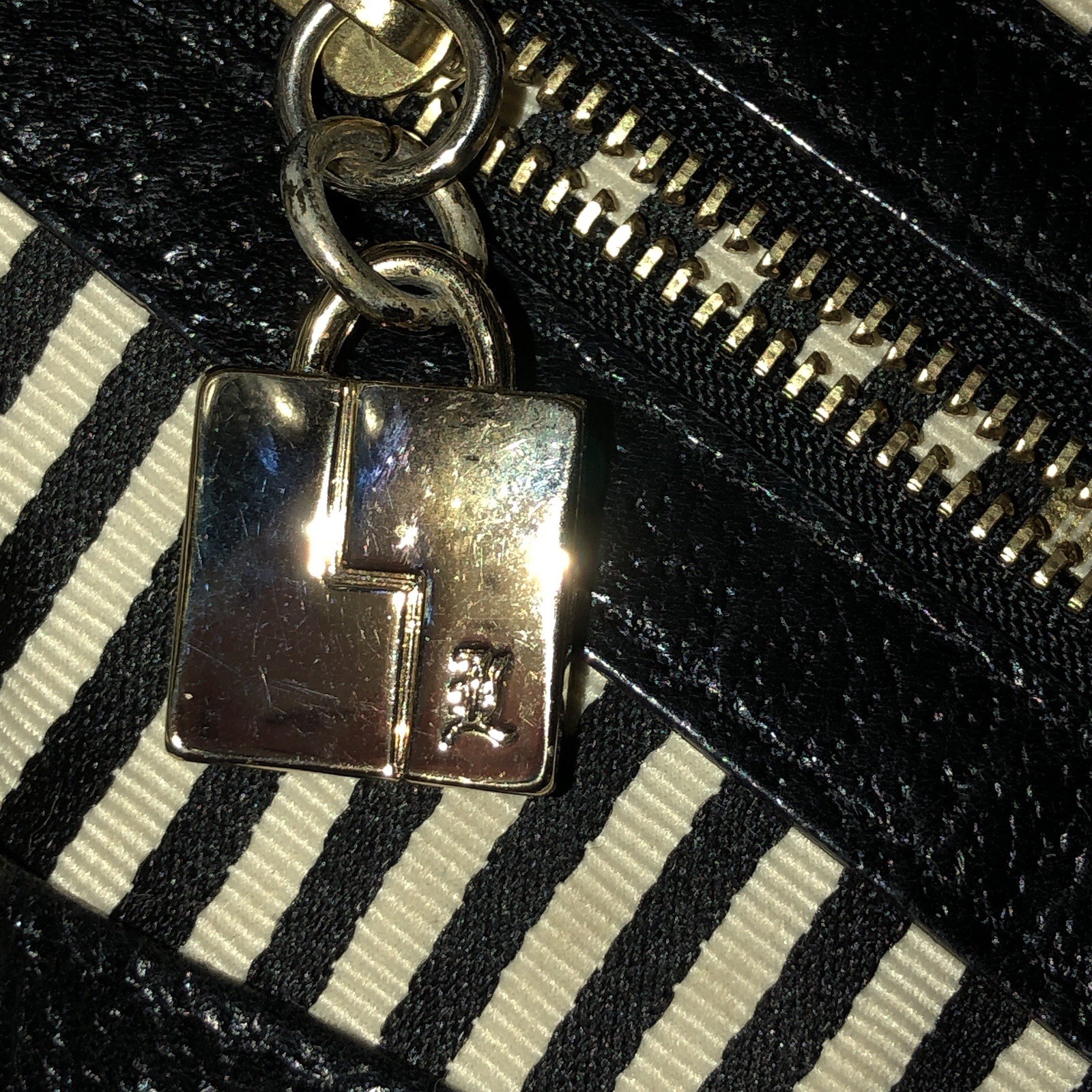 l.a.m.b. Handbag Brown And Black Pattern