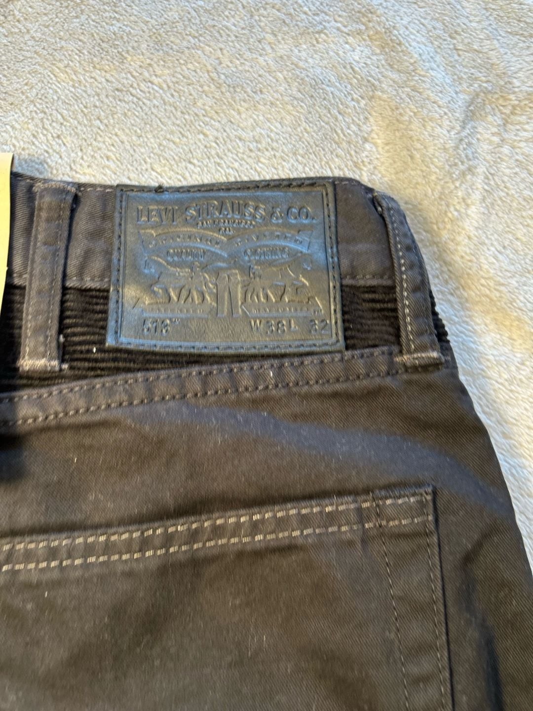 NWT Levi’s 541 Athletic Taper All Seasons Black Men’s Pants 38×32